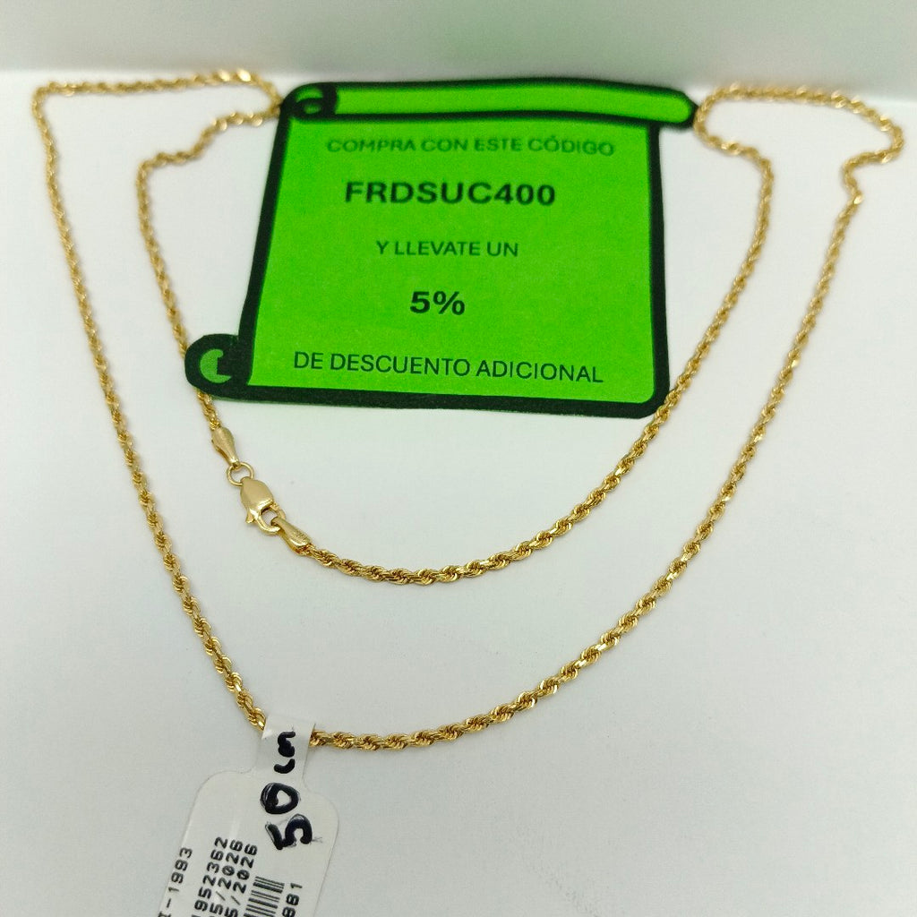 CADENA ORO 14 K 6.1 GRMS (SEMINUEVO)