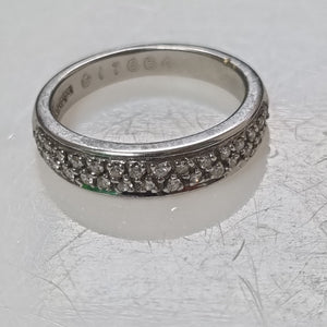 ANILLITO ORO BLANCO 18 K 4.8 GRMS (SEMINUEVO)