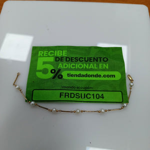 PULSERA ORO 14 K 3.7 GRMS (SEMINUEVO)