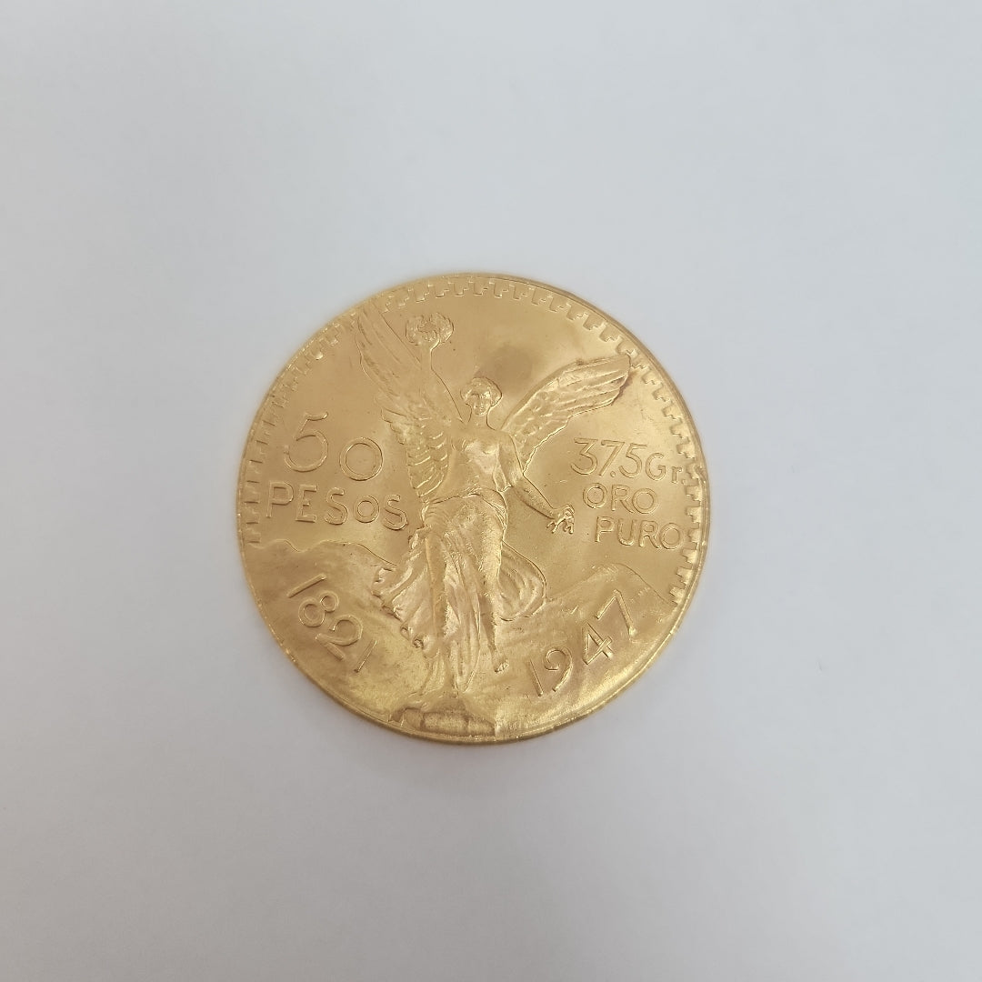 K1 41,60 GRMS 21 K IDENTIFICACIÓN MONEDA NOMINATIVA MONEDAS PESOS 50 PESOS (SEMINUEVO)