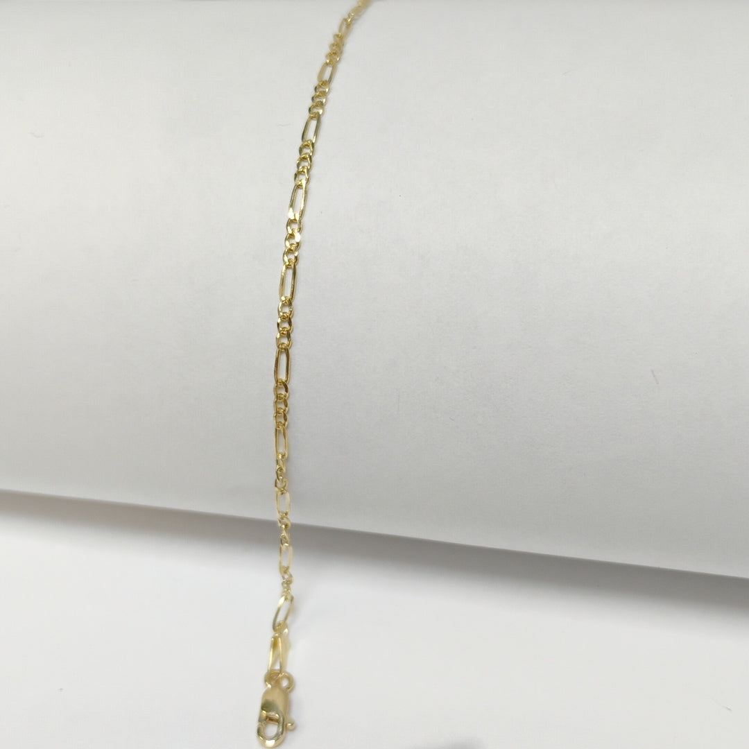 PULSERAS 3X1 ORO 14K 18 CM 1.5 GR (NUEVO)