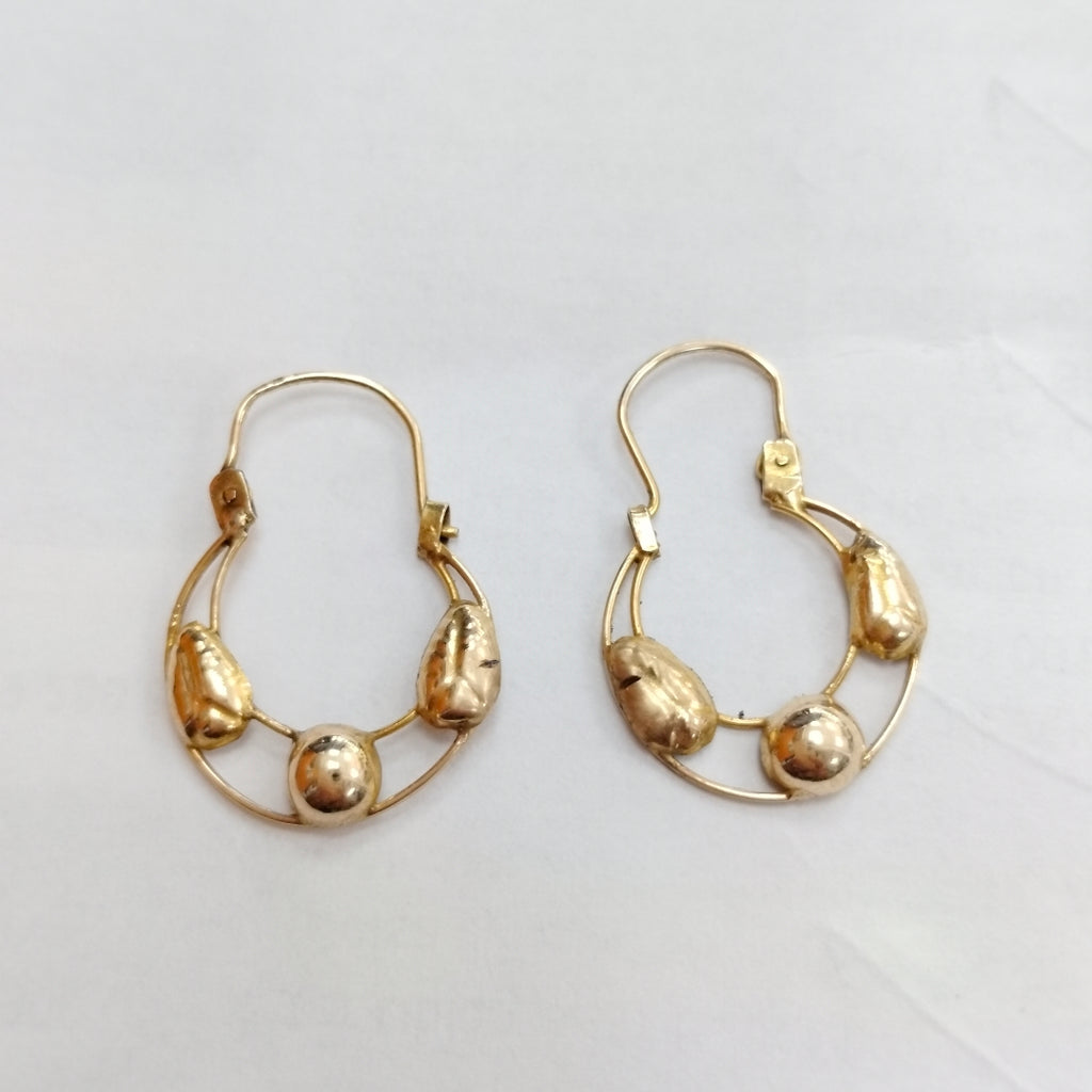 ARRACADAS PAR ORO 10 K 0,90 GRMS (SEMINUEVO)