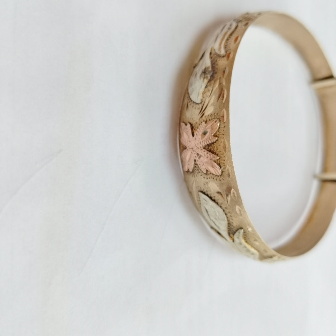 PULSERA RIGIDA ORO 10 K 10,60 GRMS (SEMINUEVO)