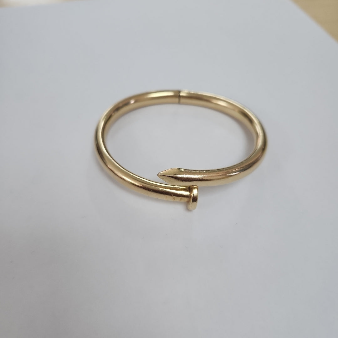 PULSERA RIGIDA ORO 14 K 24 GRMS (SEMINUEVO)