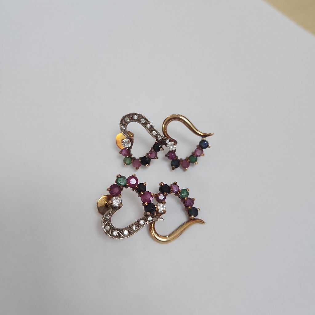 BROQUELES PAR ORO 14 K 10.5 GRMS (SEMINUEVO)