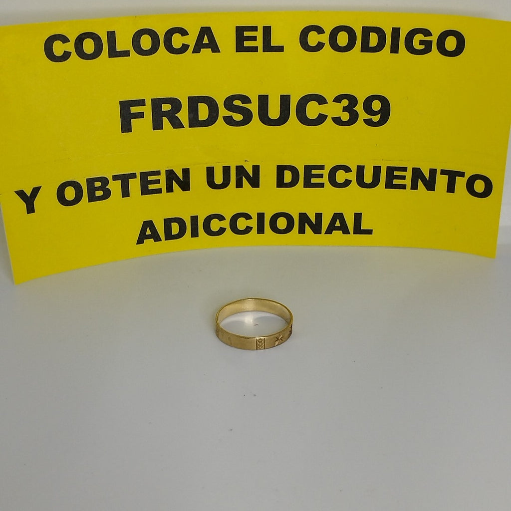 ARGOLLA ORO 14 K 1.6 GRMS (SEMINUEVO)