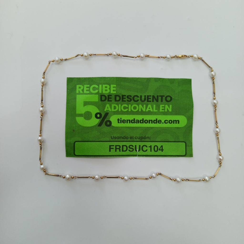 GARGANTILLA ORO 14 K 10.3 GRMS (SEMINUEVO)