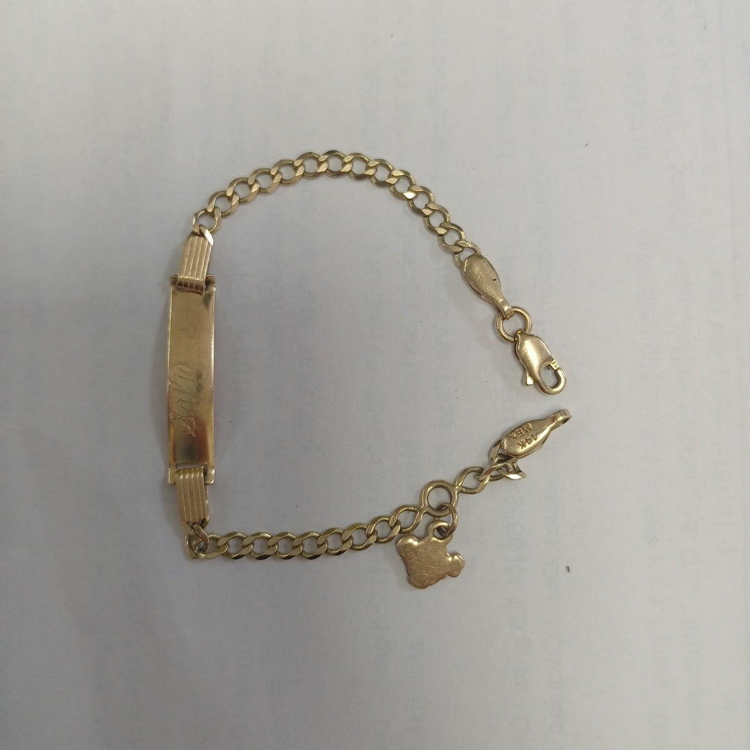 ESCLAVA ORO 14 K 3.5 GRMS (SEMINUEVO)