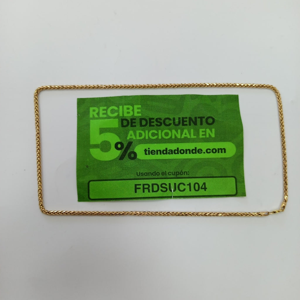 CADENA ORO 14 K 6.3 GRMS (SEMINUEVO)