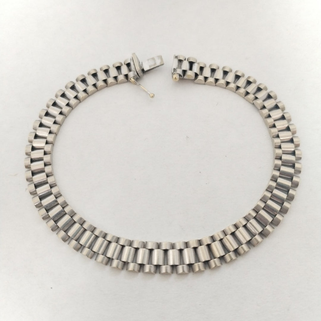 PULSERA ORO BLANCO 14 K 24.3 GRMS (SEMINUEVO)
