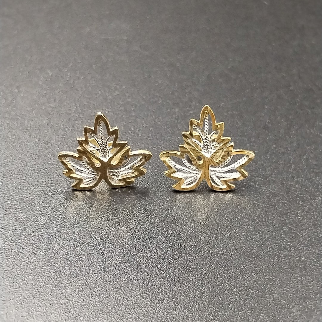 BROQUELES PAR ORO COMBINADO 14 K 1,30 GRMS (SEMINUEVO)