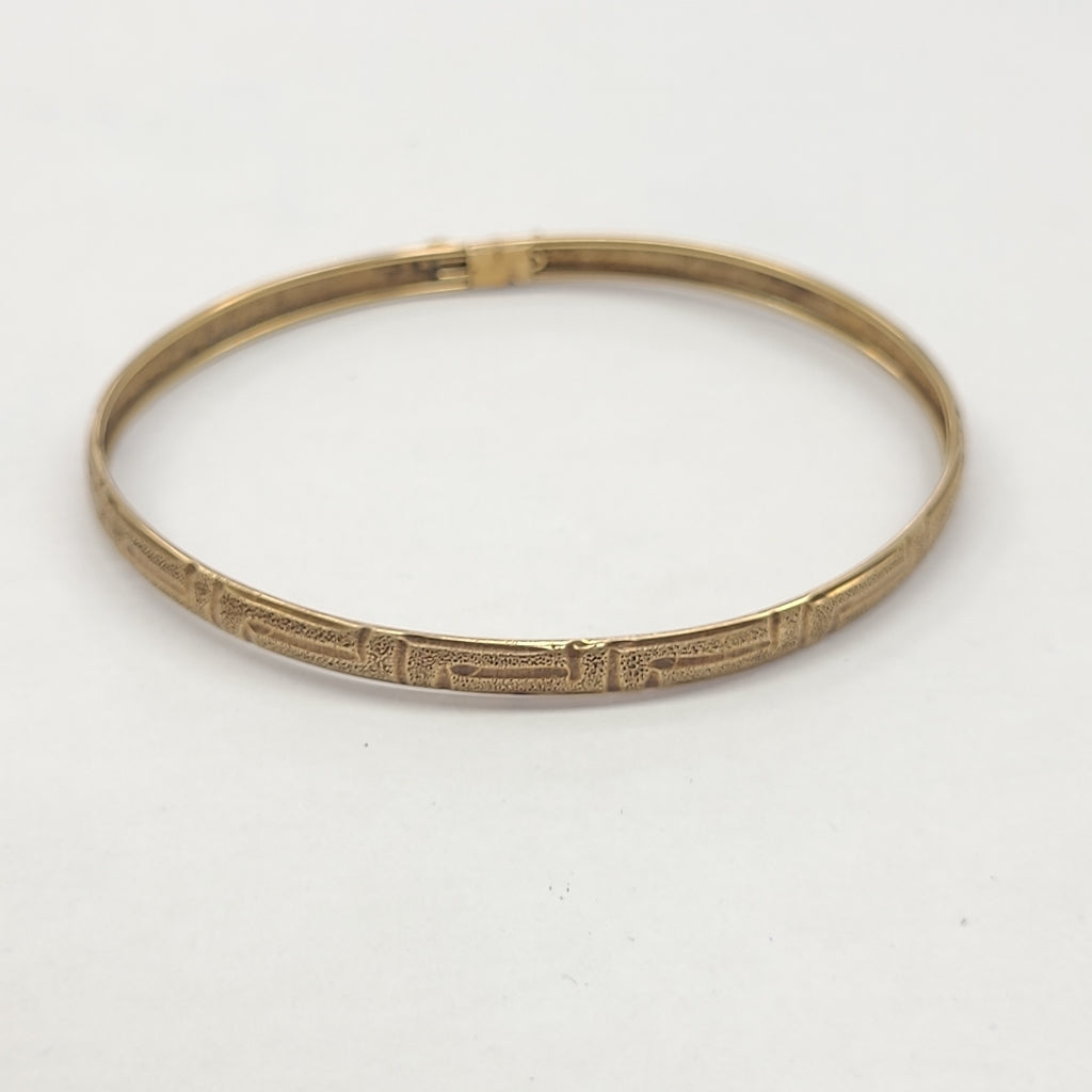 PULSERA RIGIDA ORO 10 K 3.7 GRMS (SEMINUEVO)