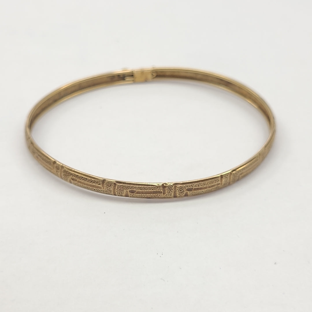 PULSERA RIGIDA ORO 10 K 3.7 GRMS (SEMINUEVO)
