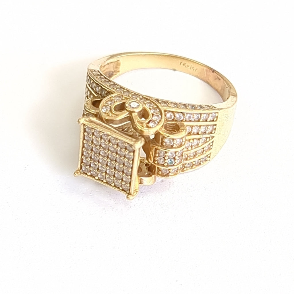 ANILLO ORO 14 K 7,00 GRMS (SEMINUEVO)