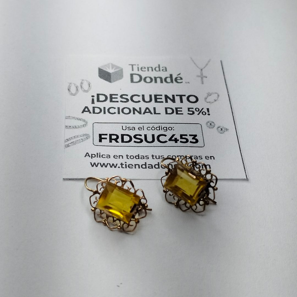 ARETES PAR ORO 8 K 2.5 GRMS (SEMINUEVO)