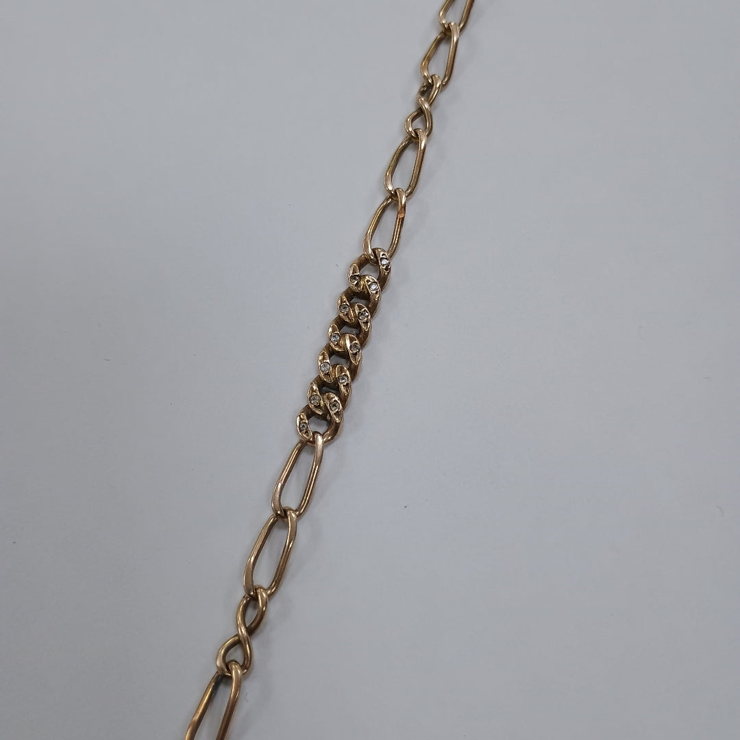 ESCLAVA ORO,ORO MUY BAJO 8 K 11,00 GRMS (SEMINUEVO)