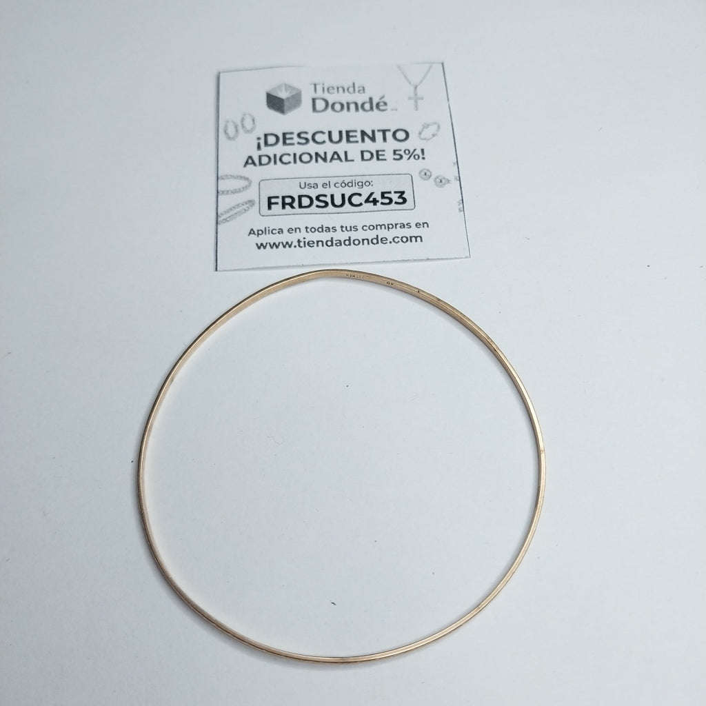 PULSERA RIGIDA ORO 8 K 3.6 GRMS (SEMINUEVO)
