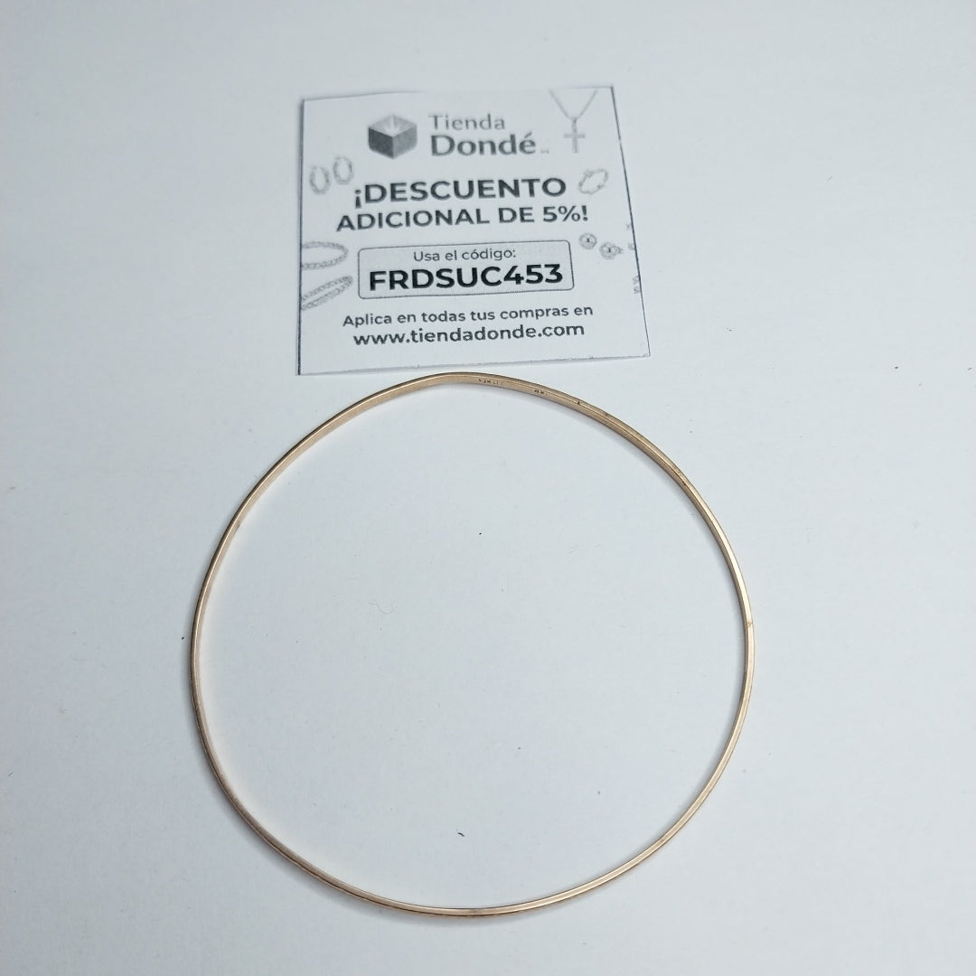 PULSERA RIGIDA ORO 8 K 3.6 GRMS (SEMINUEVO)