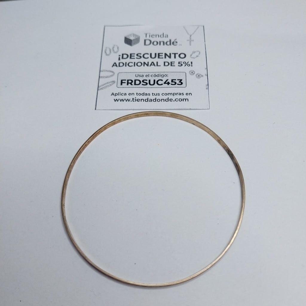 PULSERA RIGIDA ORO 8 K 3.8 GRMS (SEMINUEVO)