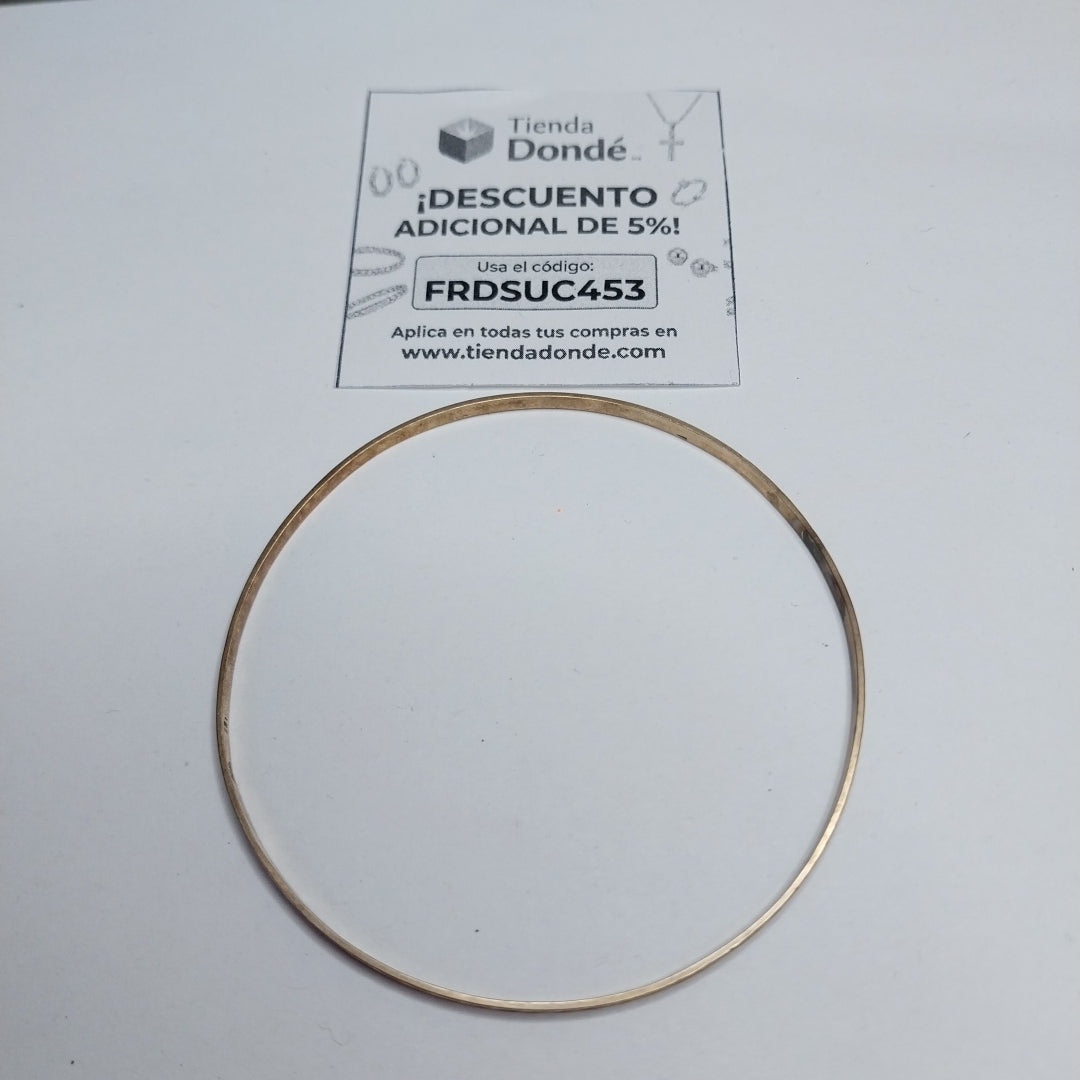 PULSERA RIGIDA ORO 8 K 3.8 GRMS (SEMINUEVO)