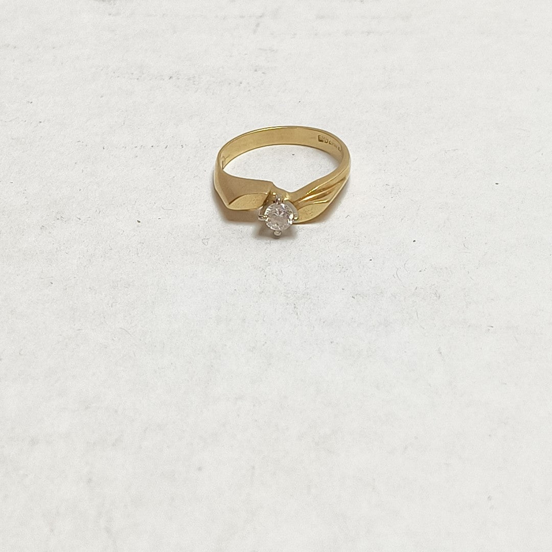 SOLITARIO ORO 14 K 3.9 GRMS (SEMINUEVO)