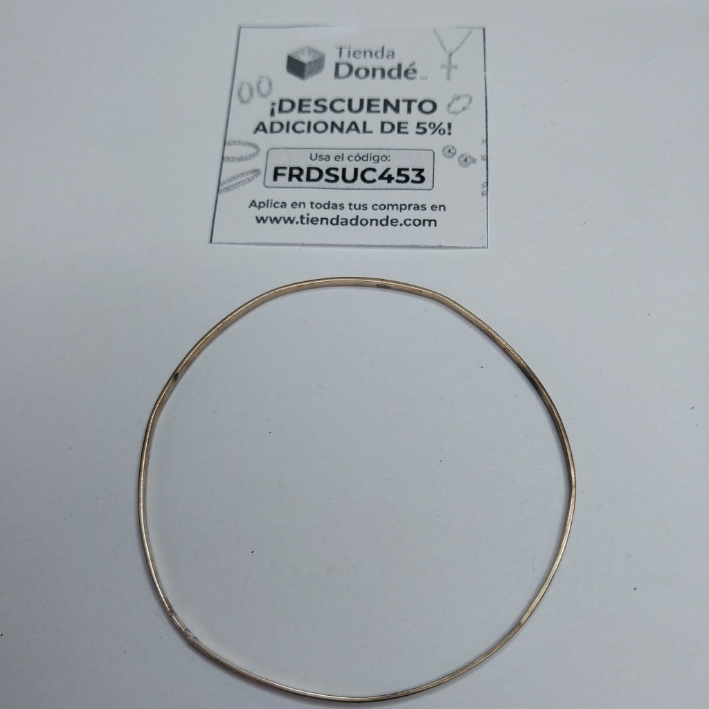 PULSERA RIGIDA ORO 8 K 3.8 GRMS (SEMINUEVO)