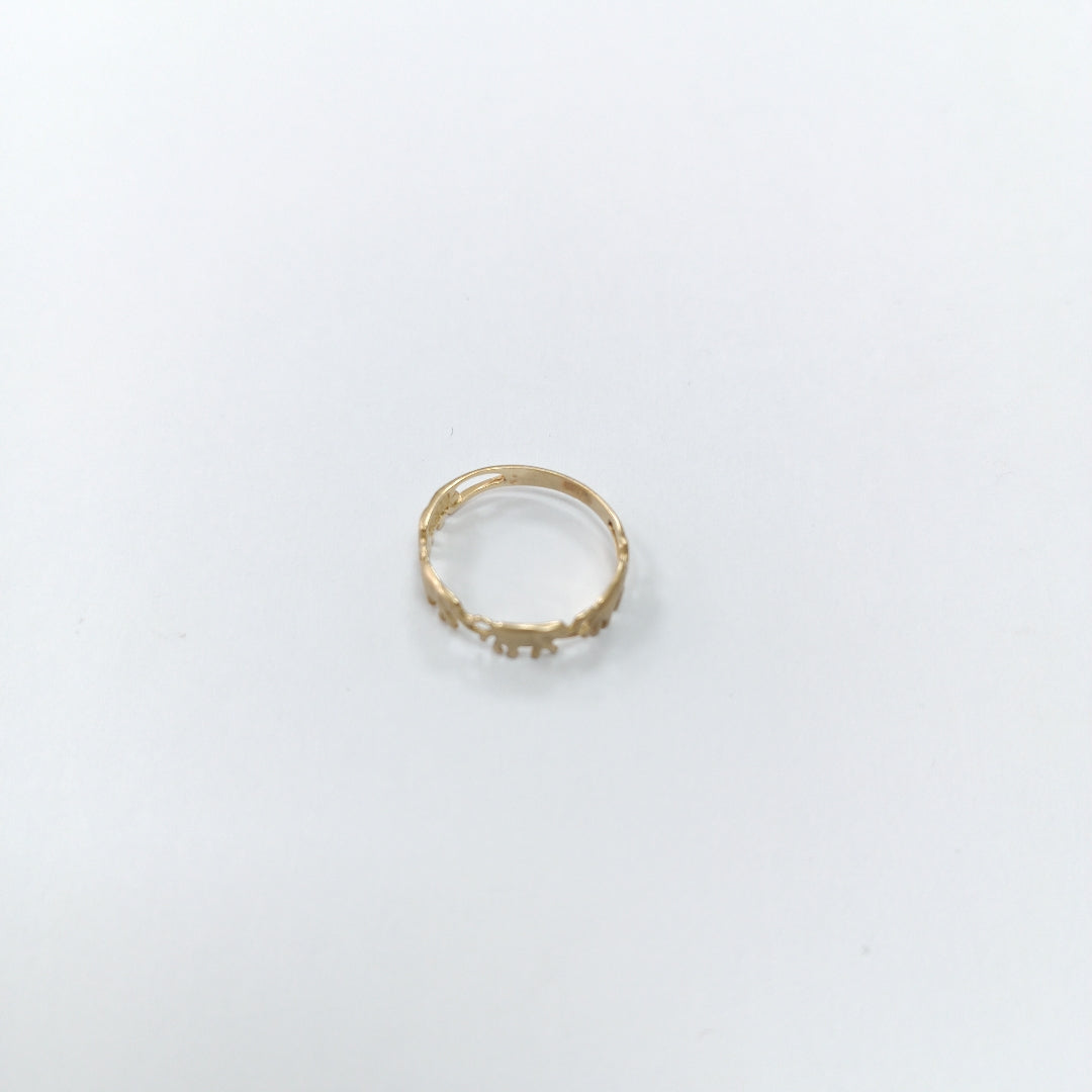 ANILLO ORO 10 K 1.4 GRMS (SEMINUEVO)
