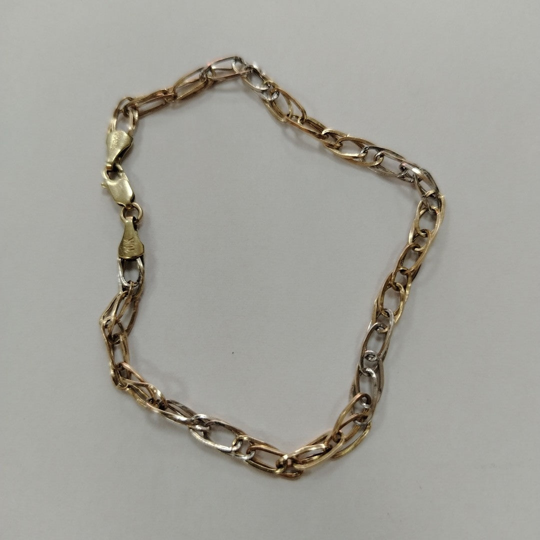 PULSERA ORO, RODIADO 10 K 3.1 GRMS (SEMINUEVO)