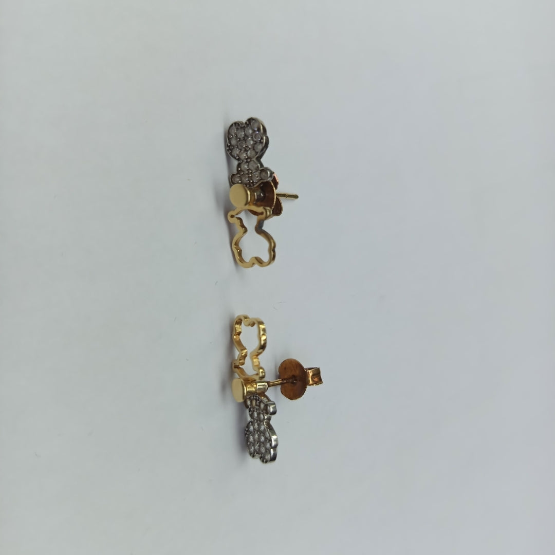 ARETES PAR ORO 14 K 3.4 GRMS (SEMINUEVO)
