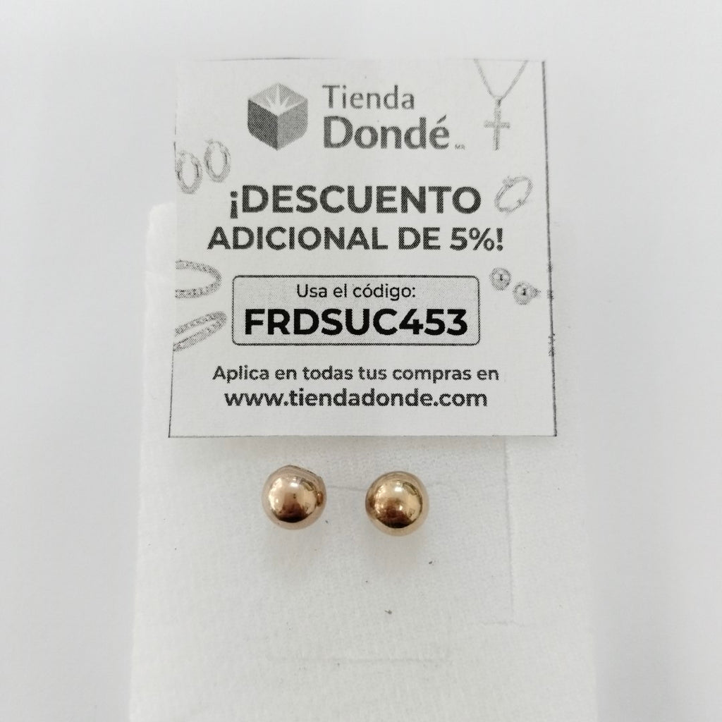 BROQUELES PAR ORO 10 K 0.6 GRMS (SEMINUEVO)