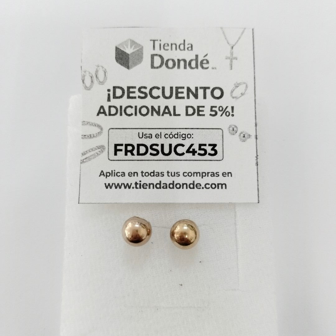 BROQUELES PAR ORO 10 K 0.6 GRMS (SEMINUEVO)
