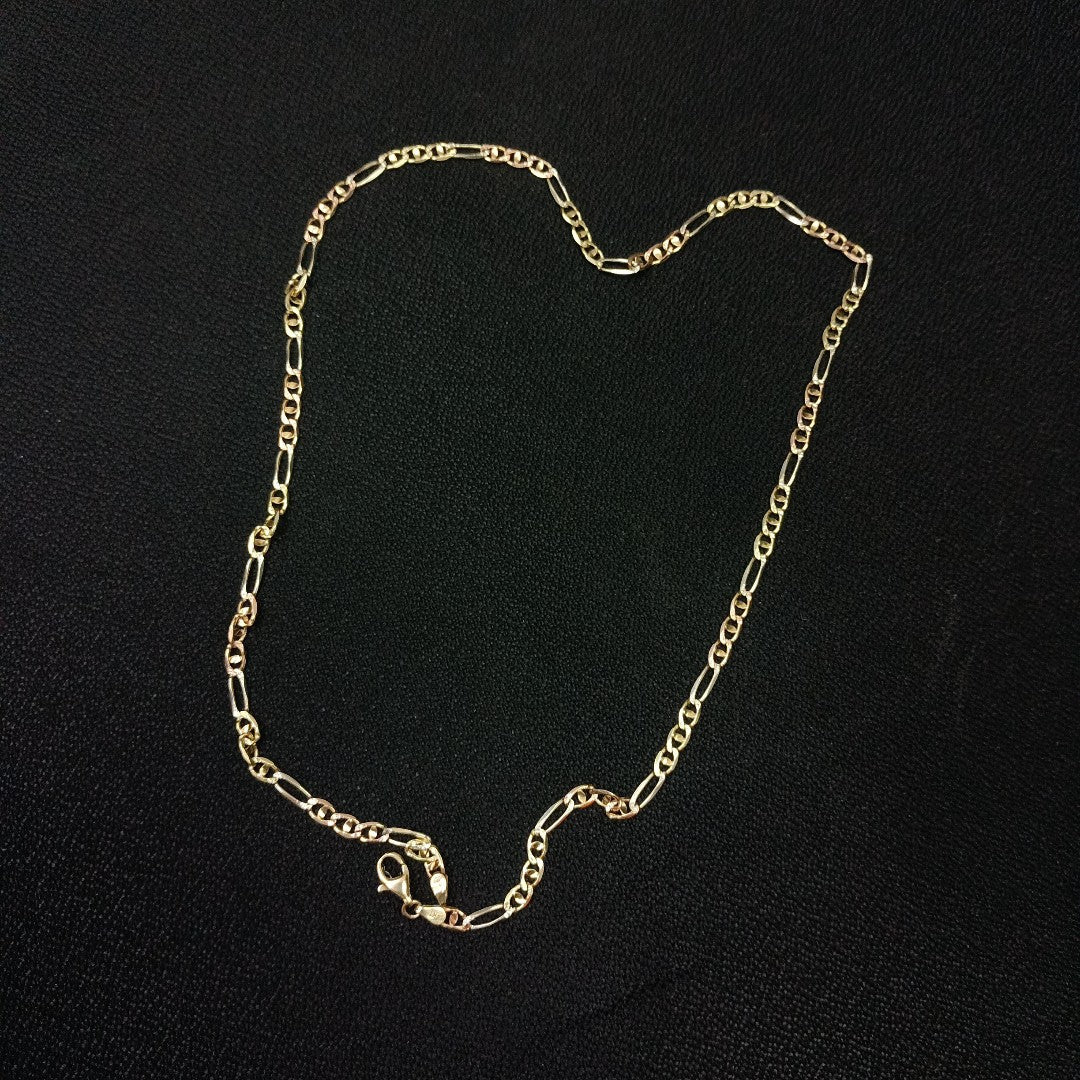 CADENA ORO COMBINADO 14 K 12,70 GRMS (SEMINUEVO)