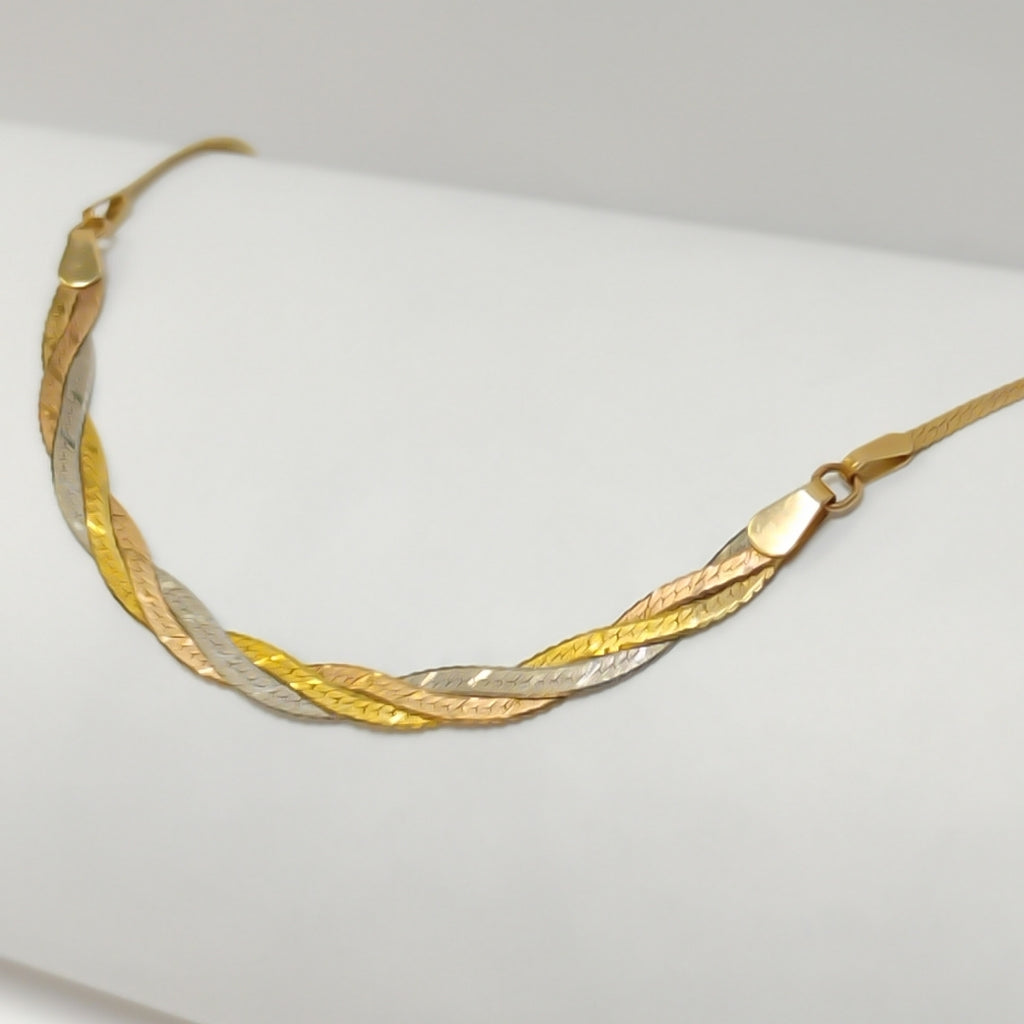 GARGANTILLA ORO,ORO COMBINADO 14 K 4,20 GRMS (SEMINUEVO)