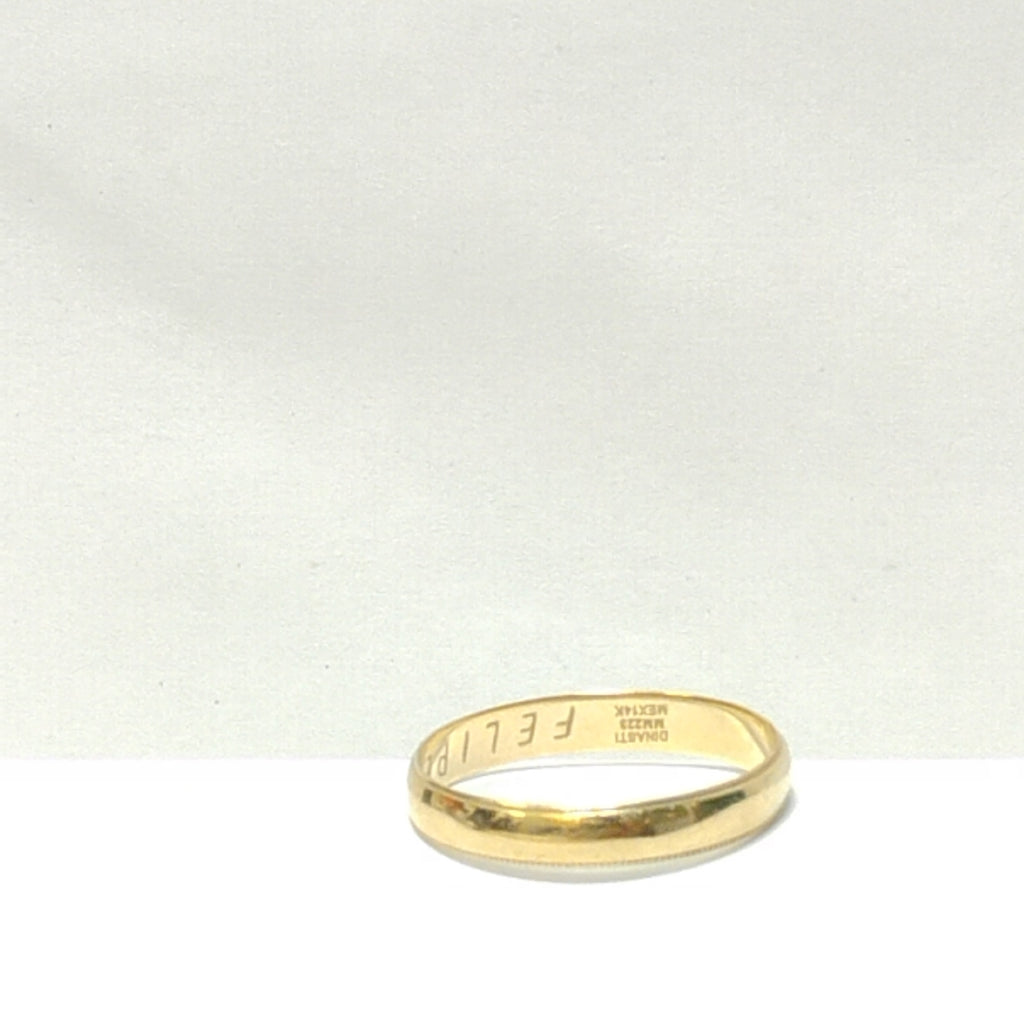 ARGOLLA ORO 14 K 2.7 GRMS (SEMINUEVO)