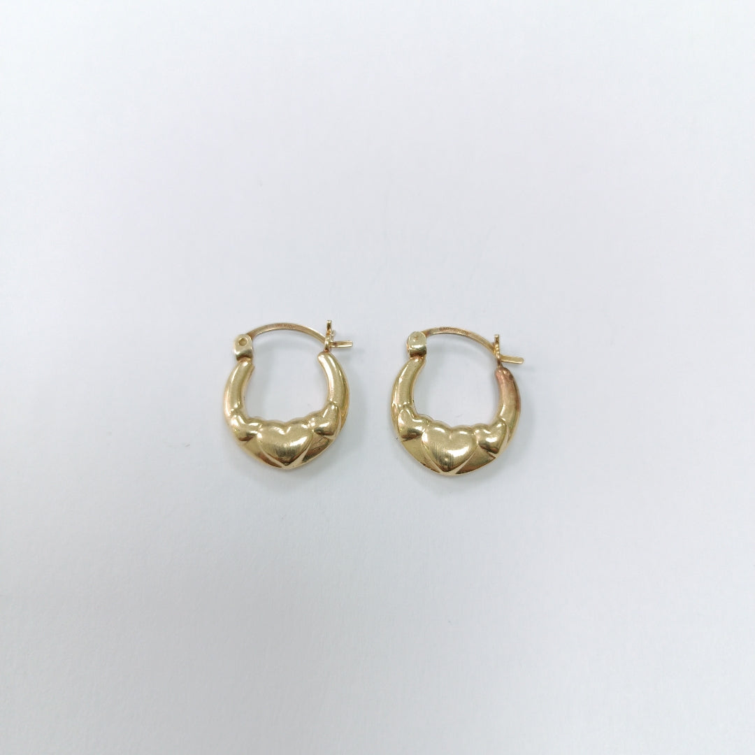 ARRACADAS PAR ORO 8 K 1.2 GRMS (SEMINUEVO)