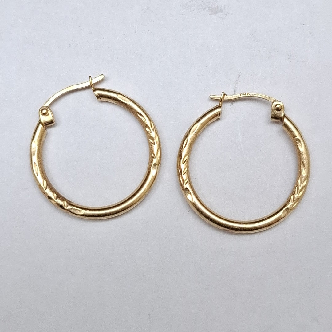 ARRACADAS PAR ORO 10 K 1,80 GRMS (SEMINUEVO)