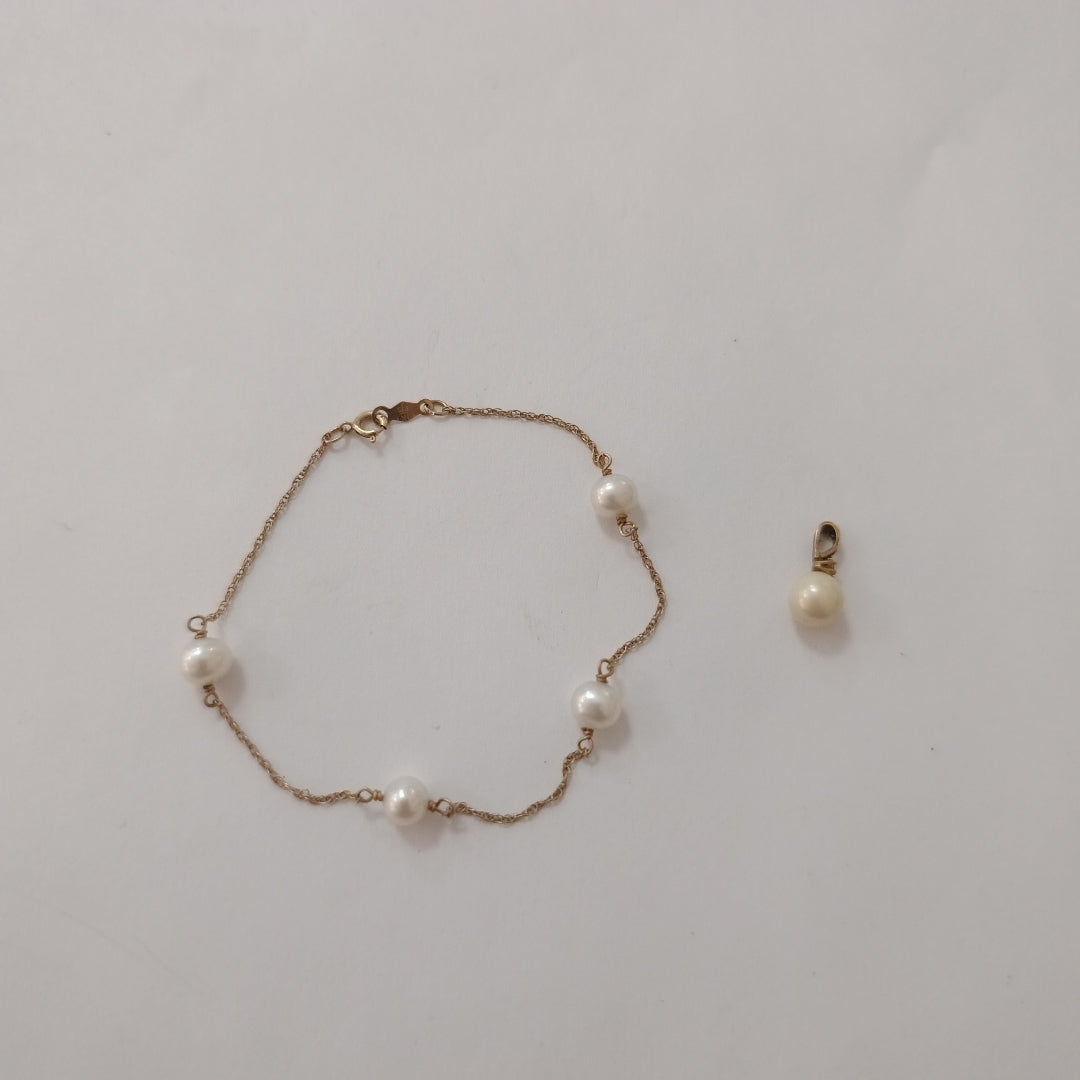 DIJE,PULSERA ORO 14 K 1,90 GRMS (SEMINUEVO)