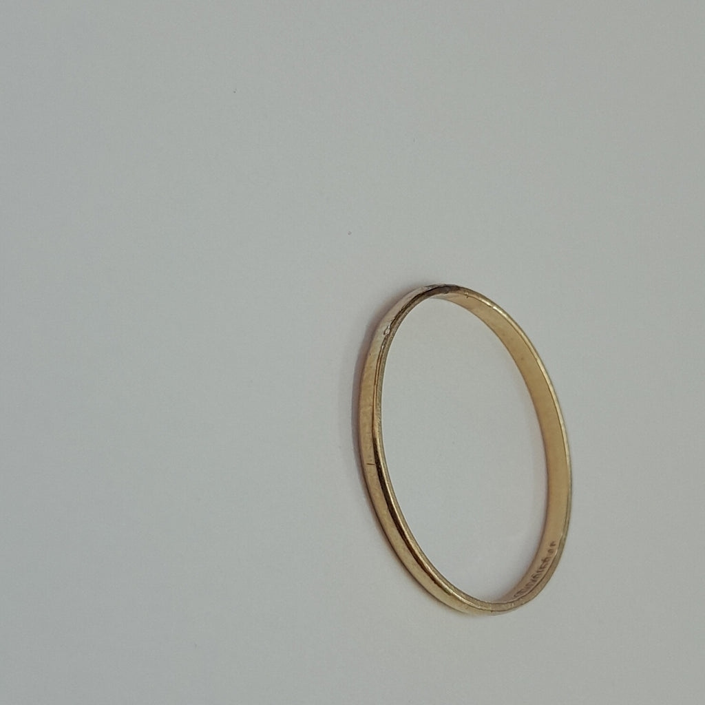 ANILLO ORO 10 K 0,70 GRMS (SEMINUEVO)