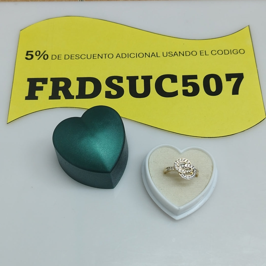 ANILLOS DAMA ORO 10K 2 (NUEVO)