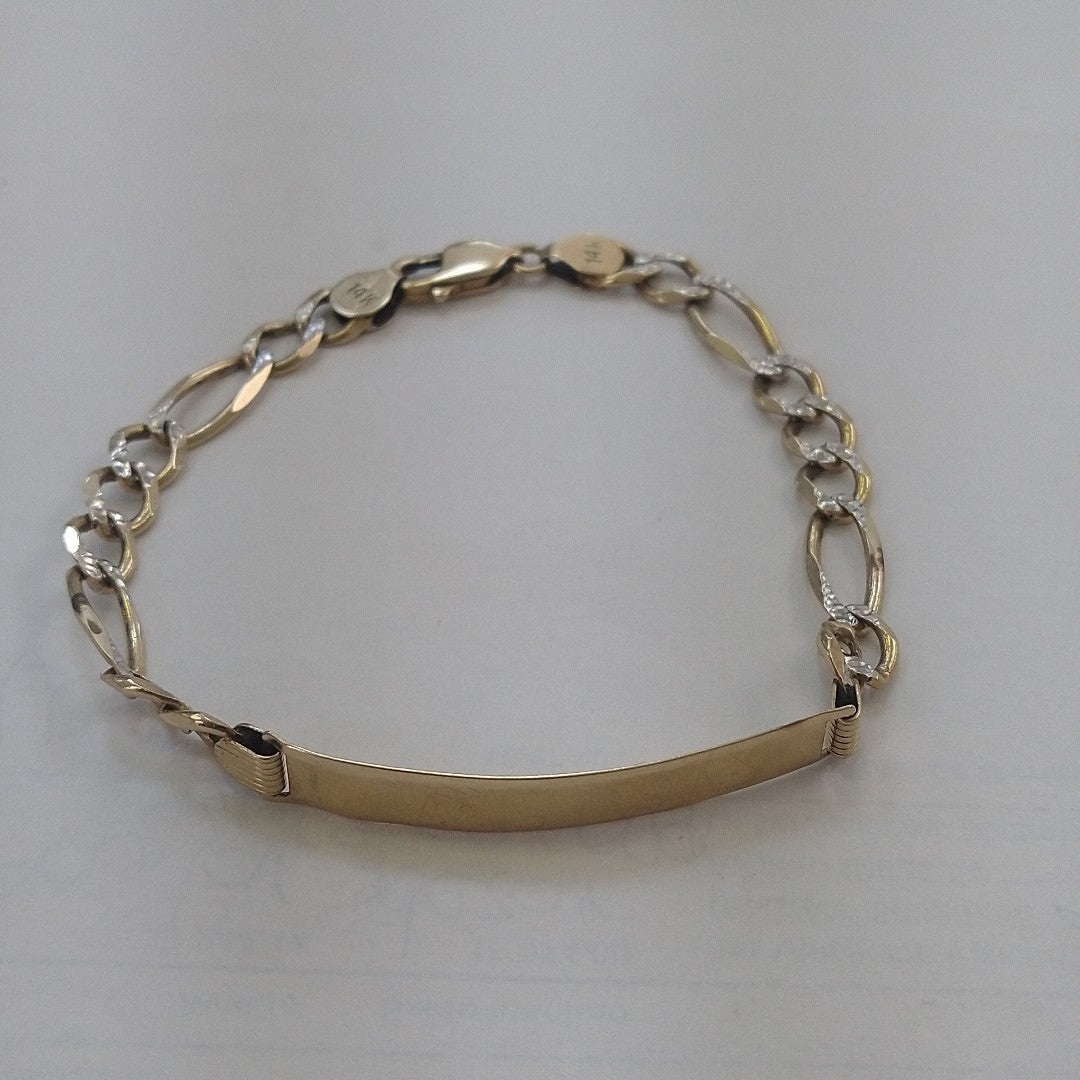 ESCLAVA ORO COMBINADO 14 K 10.8 GRMS (SEMINUEVO)