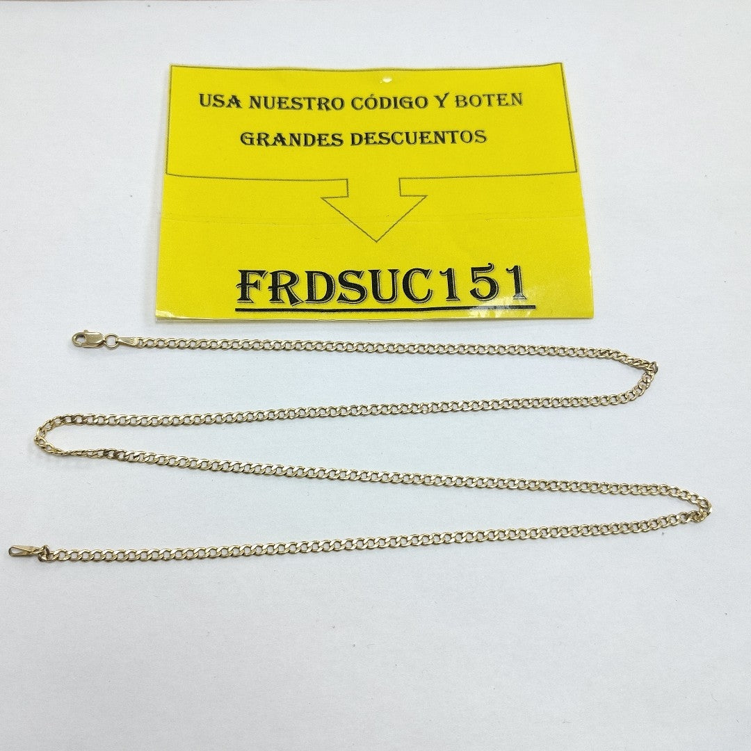 CADENA ORO 14 K 2.6 GRMS (SEMINUEVO)
