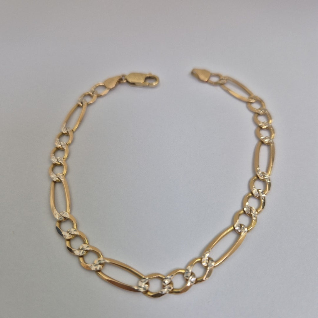 PULSERA ORO, RODIADO 14 K 9.2 GRMS (SEMINUEVO)