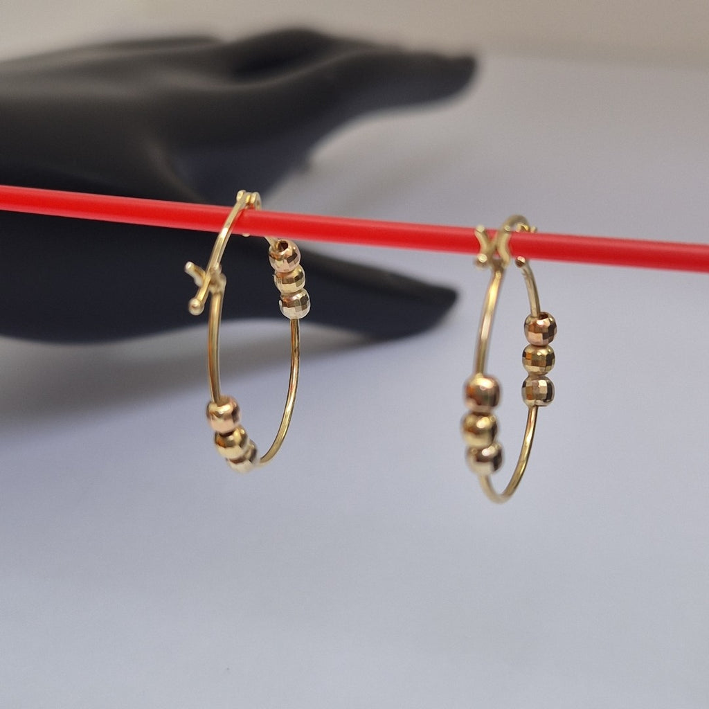 ARRACADAS PAR ORO 14 K 2 GRMS (SEMINUEVO)