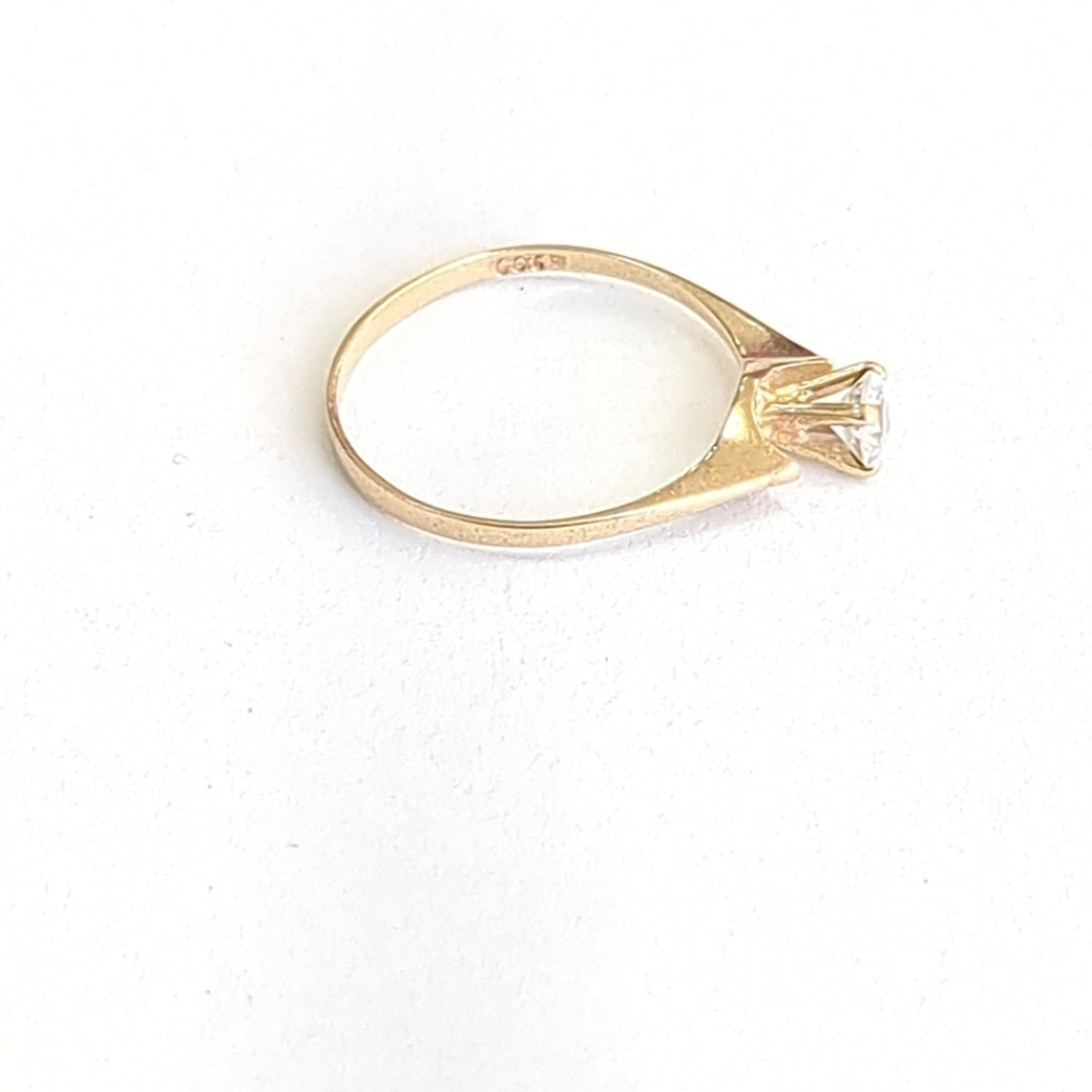 ANILLO ORO 10 K 1,10 GRMS (SEMINUEVO)