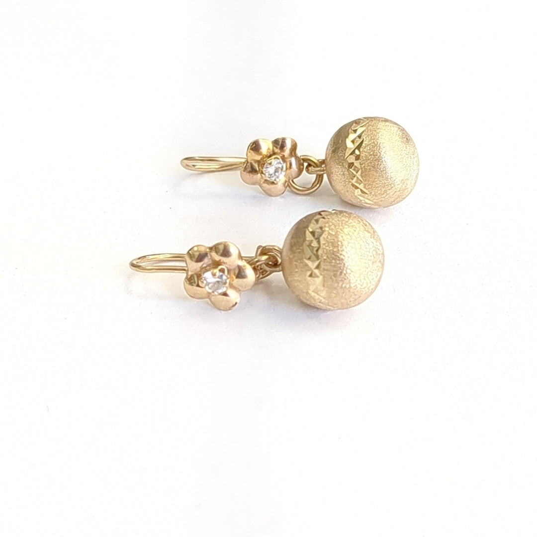 ARETES PAR ORO 8 K 2,70 GRMS (SEMINUEVO)
