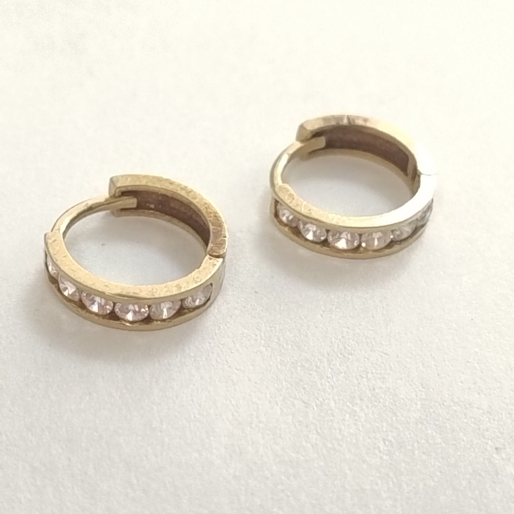 ARRACADAS PAR ORO 10 K 1.8 GRMS (SEMINUEVO)