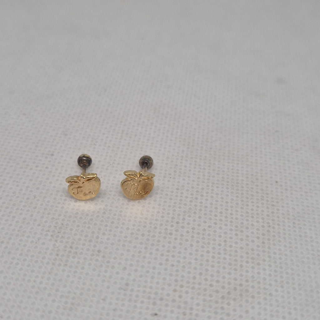 BROQUELES PAR ORO 14 K 0,80 GRMS (SEMINUEVO)