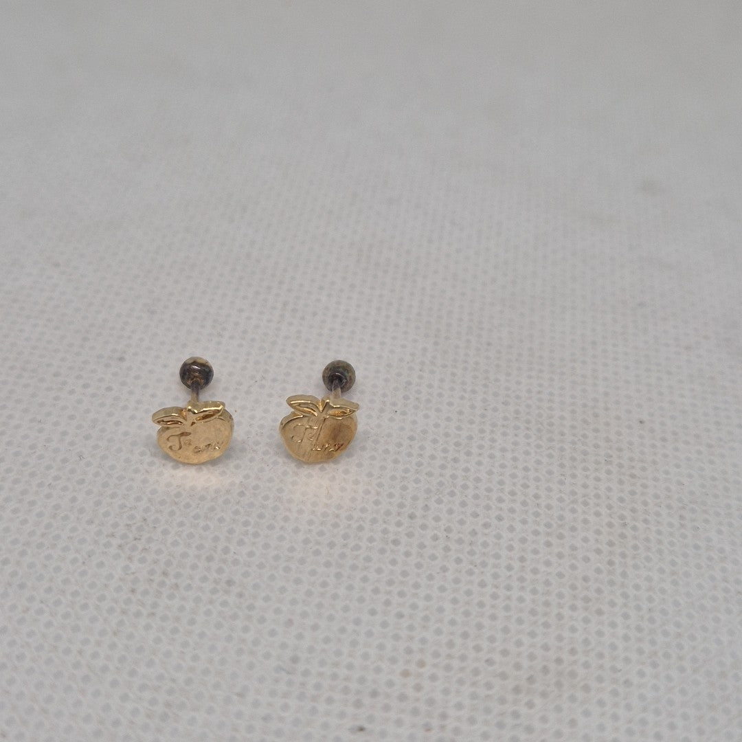BROQUELES PAR ORO 14 K 0,80 GRMS (SEMINUEVO)