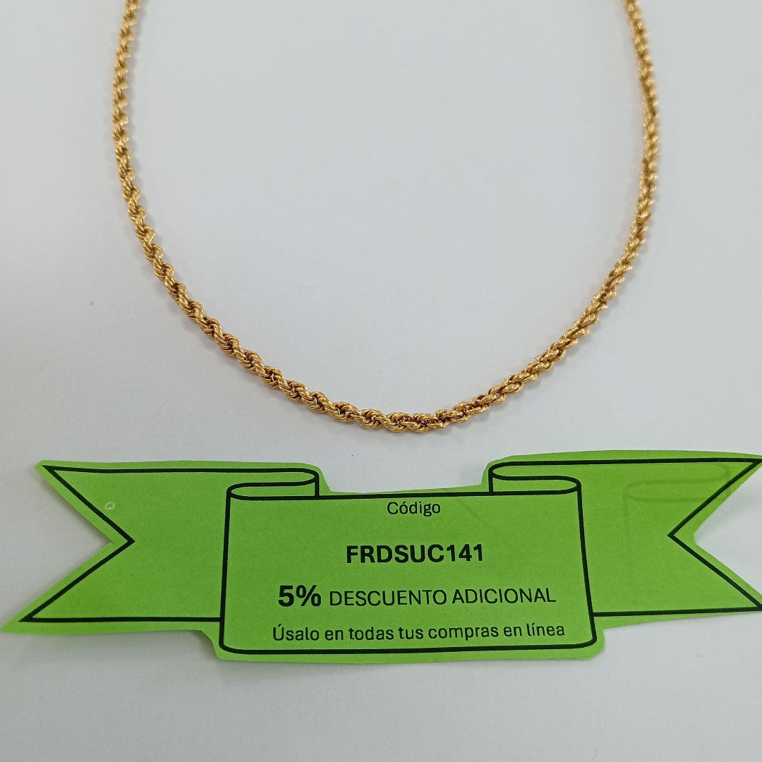 CADENA ORO 10 K 15,40 GRMS (SEMINUEVO)