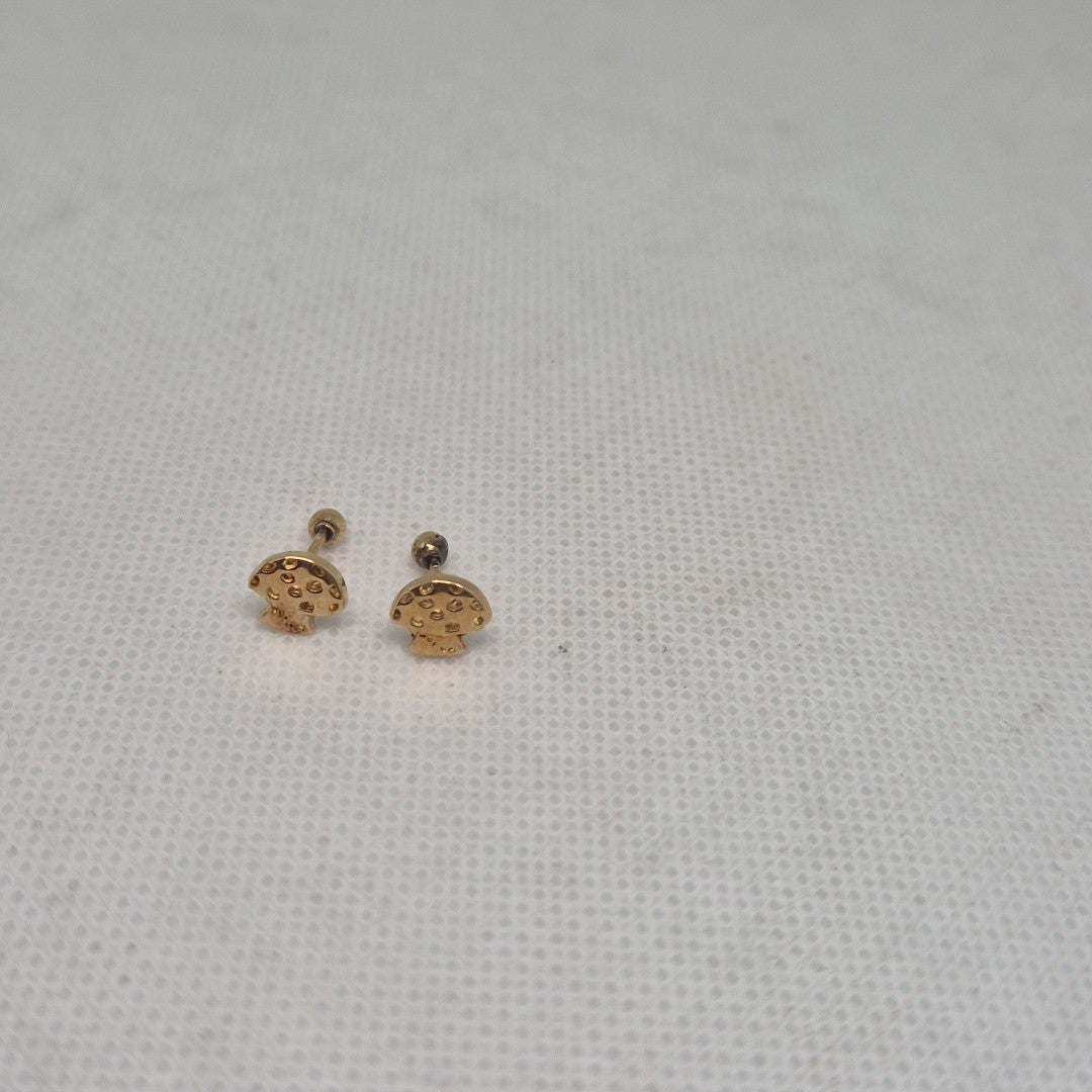 BROQUELES PAR ORO 14 K 0,70 GRMS (SEMINUEVO)